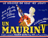 Maurin V Label Sammlerdrucke von Leonetto Cappiello