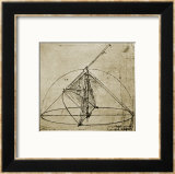 Measuring Instruments Posters par Leonardo da Vinci 
