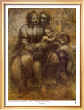 The Virgin and Child with St. Anne Prints by Leonardo da Vinci 