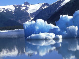 Icebergs at Portage Glacier, Alaska, USA Photographie par Bill Bachmann