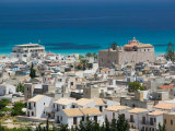Resort Town View, San Vito Lo Capo, Sicily, Italy Photographic Print by Walter Bibikow