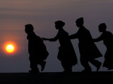 Children Walk to Work in the Wee Hours of the Morning Photographic Print by Rajesh Kumar Singh