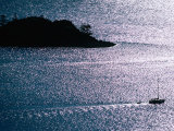 Yacht Cruising Through Whitsunday Islands, Great Barrier Reef, Australia Photographic Print by Michael Coyne