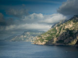 Morning View of the Amalfi Coast, Positano, Campania, Italy Photographie par Walter Bibikow