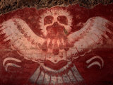 Mural from Tetitla, Eagle, Teotihuacan, Mexico Photographie par Kenneth Garrett