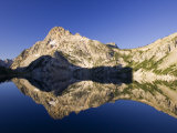 Mt Regan Reflects in Sawtooth Lake, Idaho, USA Photographic Print by Chuck Haney
