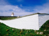 St. John's Point Lighthouse and Whitewashed Wall, Killybegs, Ireland Photographic Print by Richard Cummins