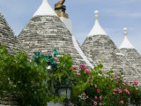 Roof Detail, UNESCO World Heritage Site, Terra dei Trulli, Alberobello, Puglia, Italy Photographic Print by Walter Bibikow