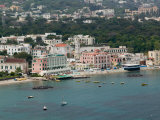 Town View from Castello Aragonese, Ischia Ponte, Ischia, Bay of Naples, Campania, Italy Photographic Print by Walter Bibikow