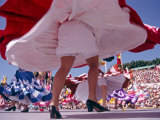 Traditional Dances, Prehispanic Festival of La Guelaguetza, Oaxaca, Mexico Photographie par Igal Judisman