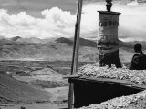 Visit of the Hermitage on the Ship-Ta Mountain (About 4350 Meters) Photographie