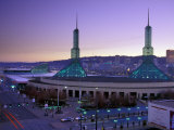 Convention Center at Sunset, Portland, Oregon, USA Photographic Print by Janis Miglavs