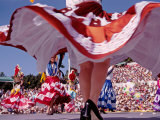 Traditional Dances, Prehispanic Festival of La Guelaguetza, Oaxaca, Mexico Photographic Print by Igal Judisman