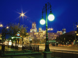 Correos Building and Street Scene, Calle de Alcala Photographie