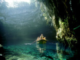 Kefalonia, the Underground Lake of Melissani Photographic Print by Ian West
