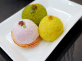 Rice Cakes (Jilsiru Tteok Shop) Colourful Rice Cakes, Insadong, Seoul, South Korea Photographic Print by Anthony Plummer