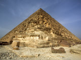 Corner Angle of the Great Pyramid of Giza, Egypt Lámina fotográfica por David Clapp