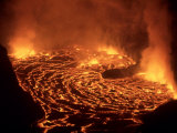 Nyiragongo Volcano, Democratic Republic of the Congo Fotografisk tryk af Mary Plage