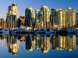 Coal Harbour Marina, Vancouver, Canada Photographic Print by David Tomlinson