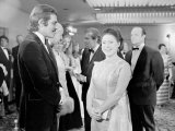Omar Sharif with Princess Margeret at the Premier of Mackennas Gold, April 1969 Photographic Print