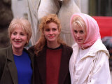 Olympia Dukakis, Julia Roberts, Daryl Hannah, Royal Film Premiere of Steel Magnolias, February 1990 Photographic Print