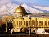 Emam Khomeini Square with Backdrop of Zagros Mountains, Hamadan, Iran Photographic Print by Mark Daffey