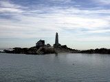 Boston Light is Seen on Little Brewster Island in Boston Harbor Photographic Print