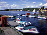 Jet Skis on Moosehead Lake, Northern Forest, Maine, USA Photographic Print by Jerry & Marcy Monkman