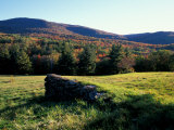 Stone Wall in the Green Mountains, Vermont, USA Photographic Print by Jerry & Marcy Monkman