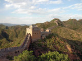 The Sun Sets Over the Jinshanling Section of the Great Wall of China Fotografie-Druck