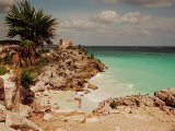 Mayan Ruins Near Cancun Photographic Print