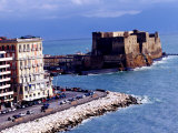 Castel Dell'Ovo, Naples, Italy Photographic Print by Jean-Bernard Carillet