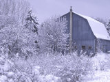 Blue Barn, Rochester Hills, Michigan, USA Photographie par Claudia Adams