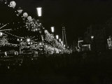 The World Famous Blackpool Illuminations in the Lancashire Seaside Resort Photographic Print