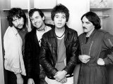 The Stranglers, L-R Jet Black, Hugh Cornwell, Jean Jacques Burnel and Dave Greenfield, Sept. 1977 Lámina fotográfica