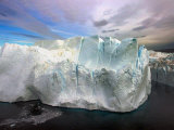 A Section of the Ice Sheet Covering Much of Greenland Photographic Print