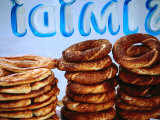 Pastries for Sale, Road Side Vendor, Istanbul, Turkey Fotografie-Druck von Phil Weymouth