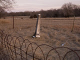 A Small, Fenced in Graveyard at Steven's Creek Farm in Nebraska Photographic Print by Joel Sartore