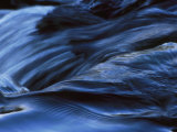 Rushing Water Creates Patterns at the Chicago Botanic Garden Photographic Print