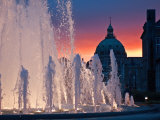 Late Evening at the Amalie Garden in the Center of Copenhagen Photographie par Keenpress 