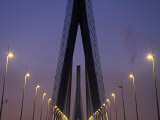 Pont De Normandie, Le Havre, Normandy, France Photographie par Walter Bibikow