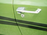 Door Handle of Green Car Photographie