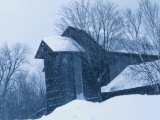 Barns in Winter Landscape Photographie
