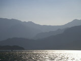 Mountains of North Korea as Seen from a Ferry from Goseong Photographic Print
