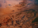 Aerial View of a Logging Operation Photographic Print by Michael Nichols