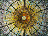 Detail of an Ornate Stained-Glass Window Photographie par Richard Nowitz