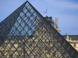 The Louvre as Seen Through the Glass Pyramid of its Entrance Photographic Print by Cotton Coulson