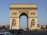 The Arc De Triomphe in Paris, France Photographic Print