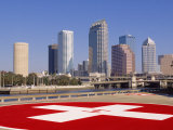 Tampa General Hospital Helipad, Tampa, FL Photographic Print by James Lemass