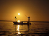 Bonefishing at Sunset, Key Largo, FL Photographic Print by Jeff Greenberg